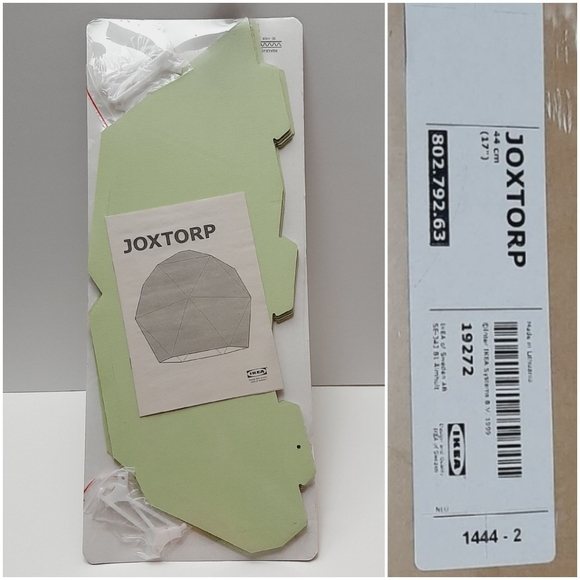 🍒 New - IKEA JOXTORP Green Large Lampshade Geo Origami Prism Design - Picture 3 of 7